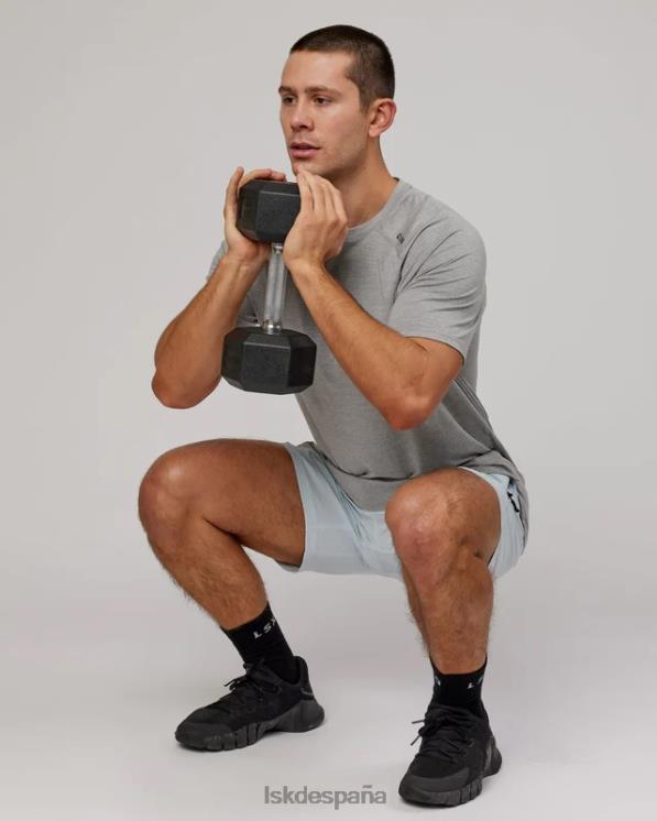 LSKD hombres Camiseta Perform vaporflx - lt gris marga 8T6NZ925 vestir