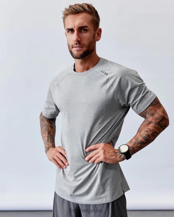LSKD hombres Camiseta Perform vaporflx - lt gris marga 8T6NZ925 vestir