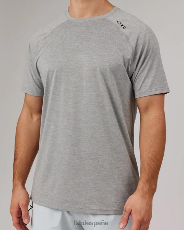 LSKD hombres Camiseta Perform vaporflx - lt gris marga 8T6NZ925 vestir