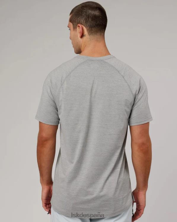 LSKD hombres Camiseta Perform vaporflx - lt gris marga 8T6NZ925 vestir
