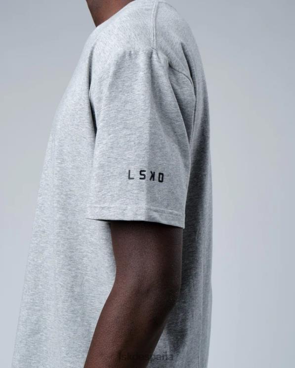 LSKD hombres Camiseta de entrenamiento rival flxcotton - lt grey marl 8T6NZ956 vestir
