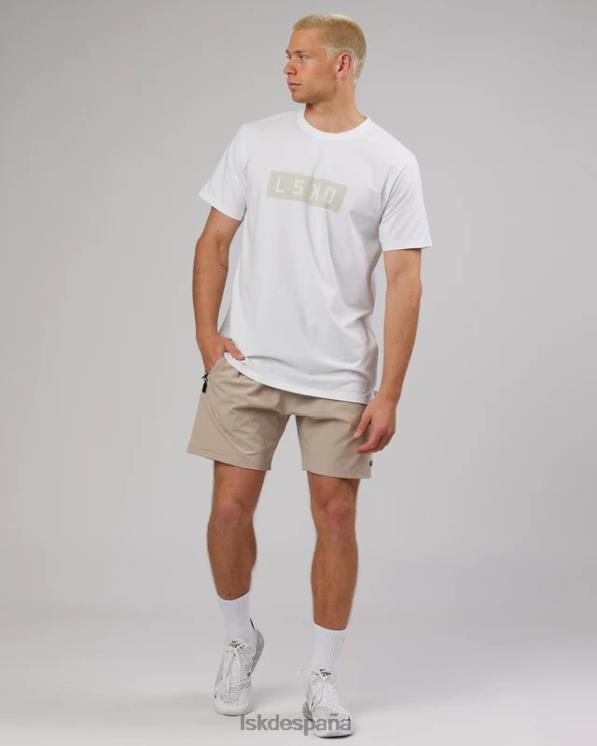 LSKD hombres Camiseta de rendimiento Strength Flxdry - blanco-taupe 8T6NZ982 vestir