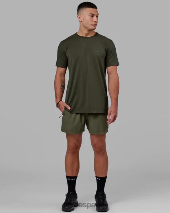 LSKD hombres Camiseta pimaflx de lujo - noche del bosque 8T6NZ963 vestir