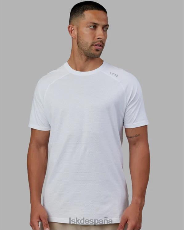 LSKD hombres Realizar camiseta vaporflx - marga blanca 8T6NZ931 vestir