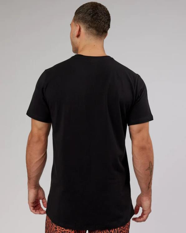 LSKD hombres camiseta de atleta flxcotton - negro 8T6NZ954 vestir