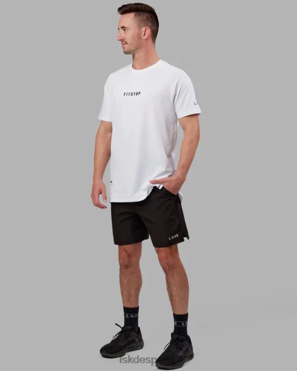 LSKD hombres camiseta fitstop optima - blanco 8T6NZ946 vestir