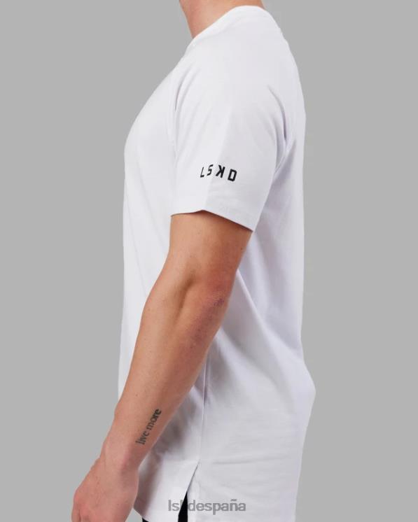 LSKD hombres camiseta fitstop optima - blanco 8T6NZ946 vestir