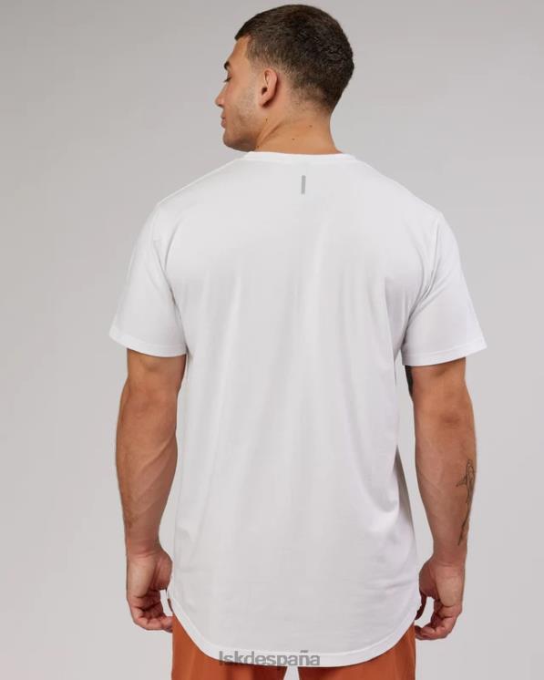 LSKD hombres camiseta power flxdry - blanco-negro 8T6NZ981 vestir