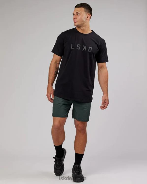 LSKD hombres camiseta power flxdry - negro-negro 8T6NZ939 vestir