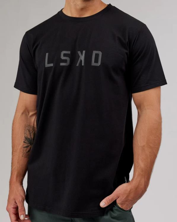 LSKD hombres camiseta power flxdry - negro-negro 8T6NZ939 vestir