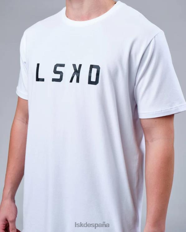 LSKD hombres camiseta rep flxcotton - camuflaje blanco-negro 8T6NZ978 vestir