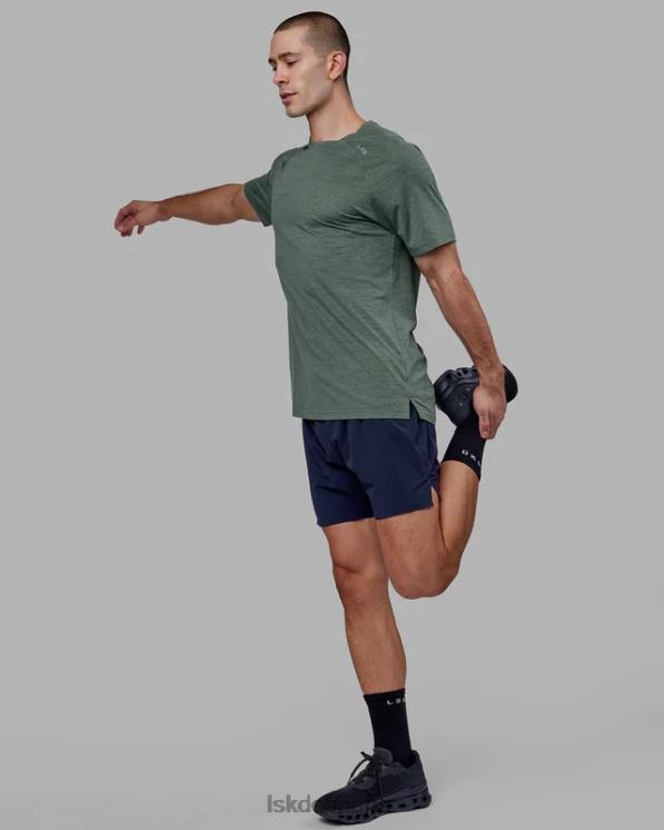 LSKD hombres realizar camiseta vaporflx - bosque oscuro 8T6NZ949 vestir