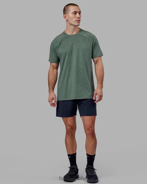 LSKD hombres realizar camiseta vaporflx - bosque oscuro 8T6NZ949 vestir
