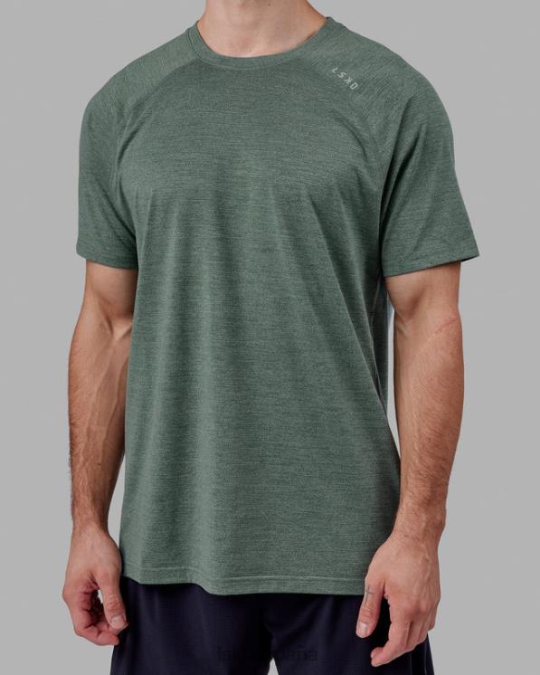LSKD hombres realizar camiseta vaporflx - bosque oscuro 8T6NZ949 vestir