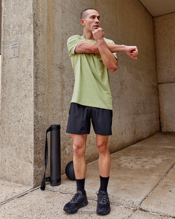 LSKD hombres realizar camiseta vaporflx - marga de piedra de musgo 8T6NZ914 vestir