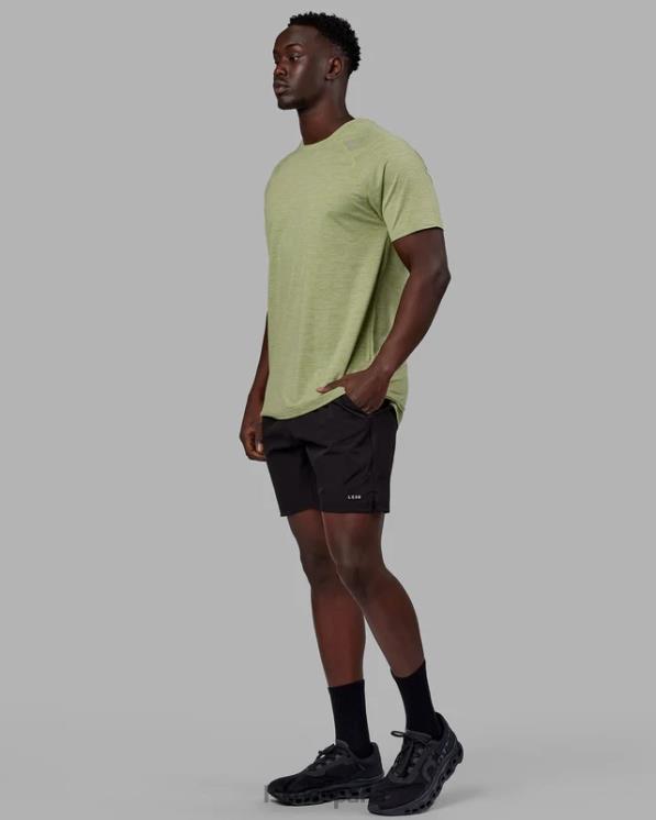 LSKD hombres realizar camiseta vaporflx - marga de piedra de musgo 8T6NZ914 vestir