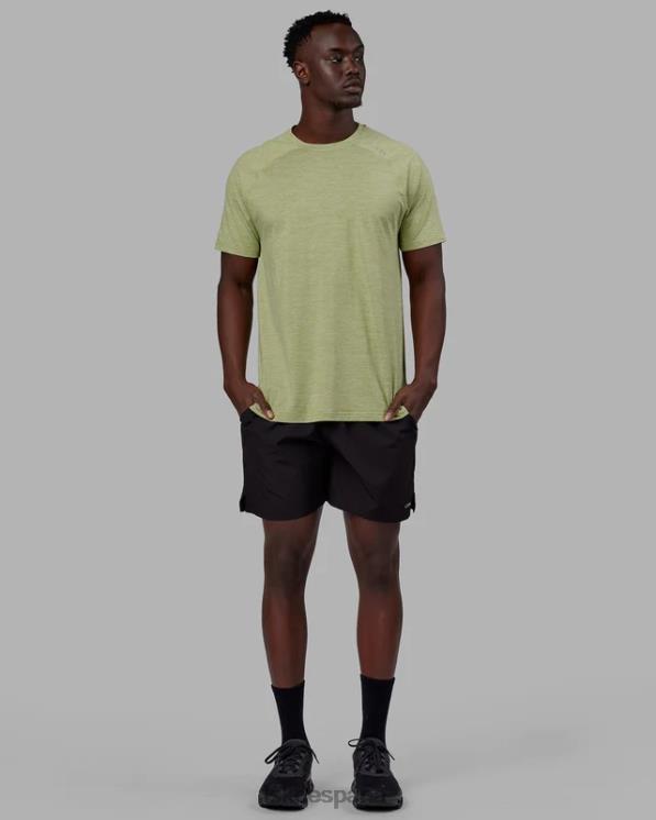 LSKD hombres realizar camiseta vaporflx - marga de piedra de musgo 8T6NZ914 vestir