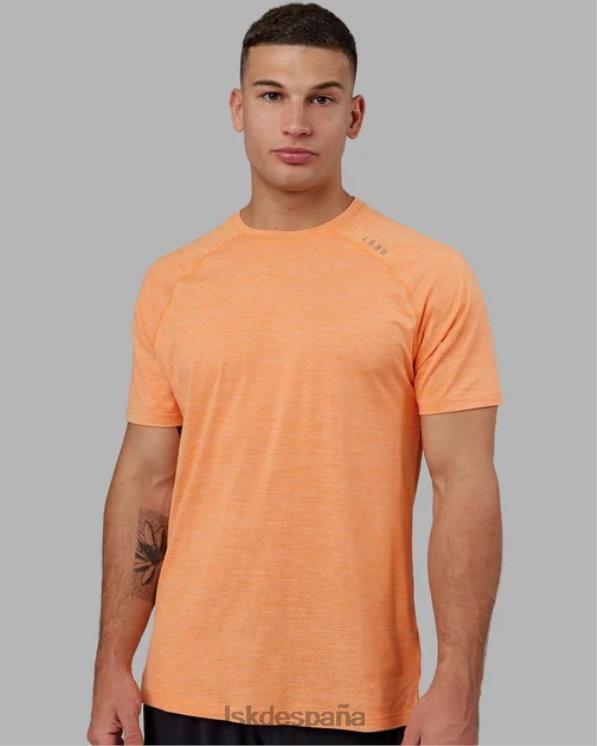 LSKD hombres realizar camiseta vaporflx - marga mandarina 8T6NZ950 vestir
