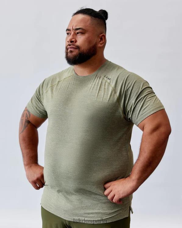 LSKD hombres realizar camiseta vaporflx - marga oliva 8T6NZ971 vestir
