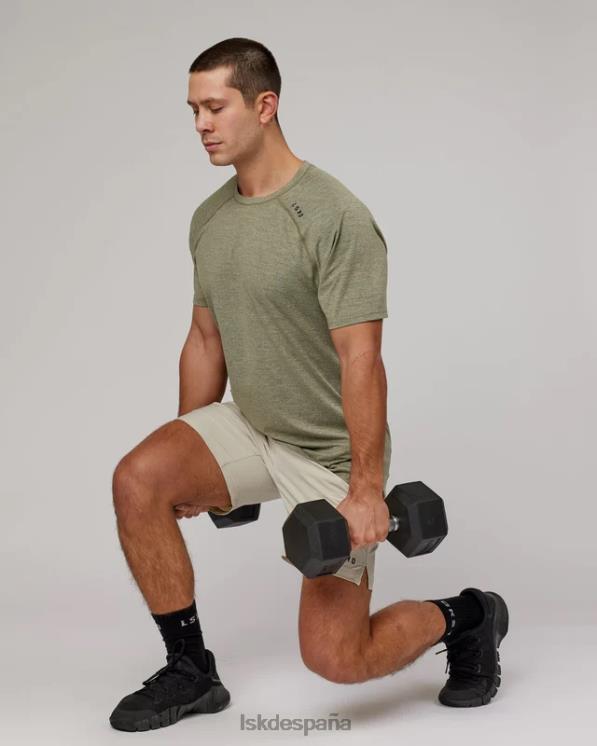 LSKD hombres realizar camiseta vaporflx - marga oliva 8T6NZ971 vestir