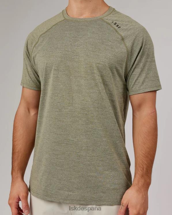 LSKD hombres realizar camiseta vaporflx - marga oliva 8T6NZ971 vestir