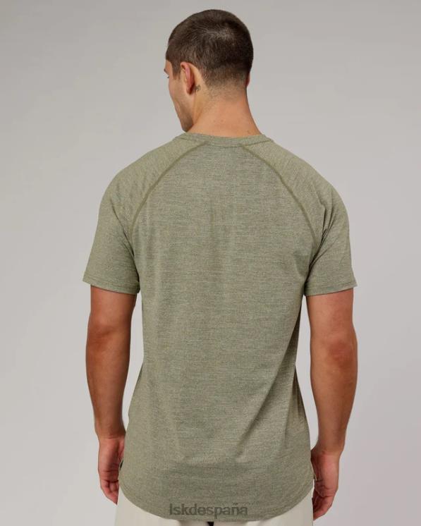 LSKD hombres realizar camiseta vaporflx - marga oliva 8T6NZ971 vestir