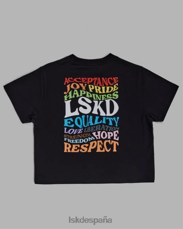 LSKD niños camiseta amplificada - negra 8T6NZ1151 vestir