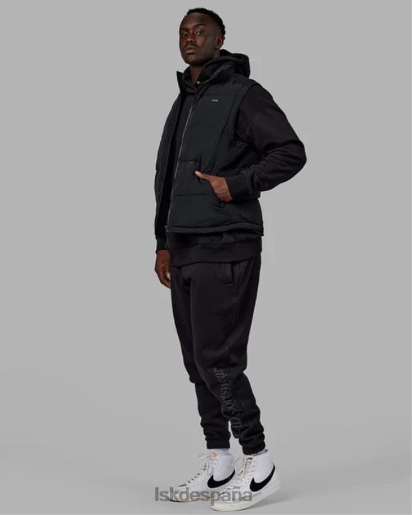 LSKD hombres Chaleco acolchado clásico - negro 8T6NZ1054 vestir