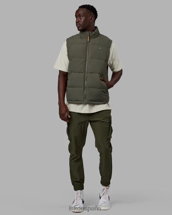 LSKD hombres chaleco acolchado clásico - tealeaf 8T6NZ1055 vestir