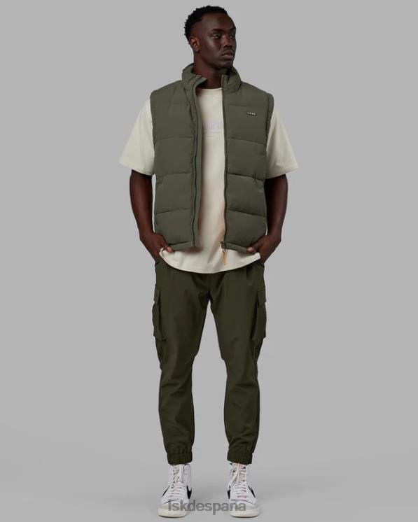 LSKD hombres chaleco acolchado clásico - tealeaf 8T6NZ1055 vestir