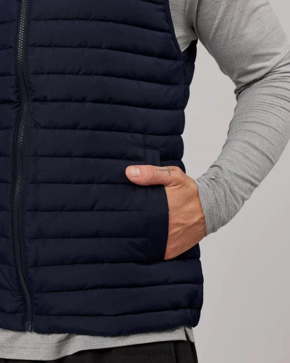 LSKD hombres chaleco acolchado uplift - azul marino 8T6NZ1052 vestir