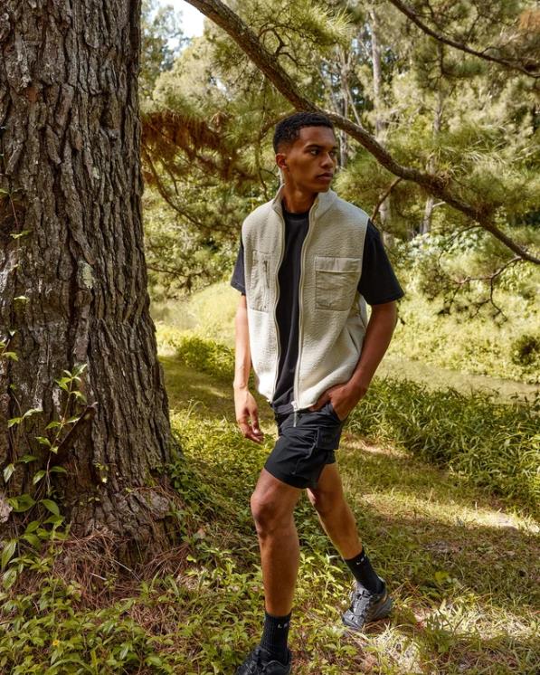 LSKD hombres chaleco alpino - hueso 8T6NZ1040 vestir