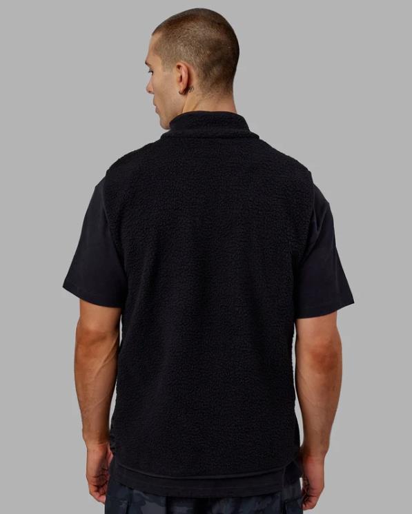 LSKD hombres chaleco alpino - negro 8T6NZ1051 vestir