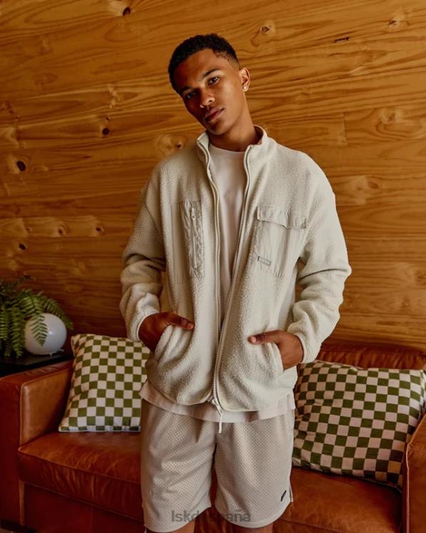 LSKD hombres chaqueta alpina - hueso 8T6NZ1059 vestir