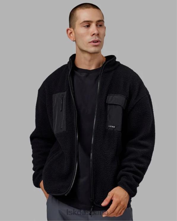 LSKD hombres chaqueta alpina - negro 8T6NZ1058 vestir