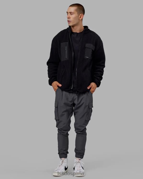 LSKD hombres chaqueta alpina - negro 8T6NZ1058 vestir