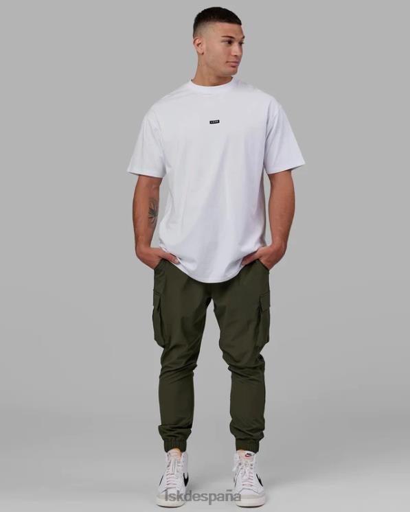 LSKD hombres Joggers cargo de alto rendimiento Energy Stretch - Forest Night 8T6NZ1141 vestir