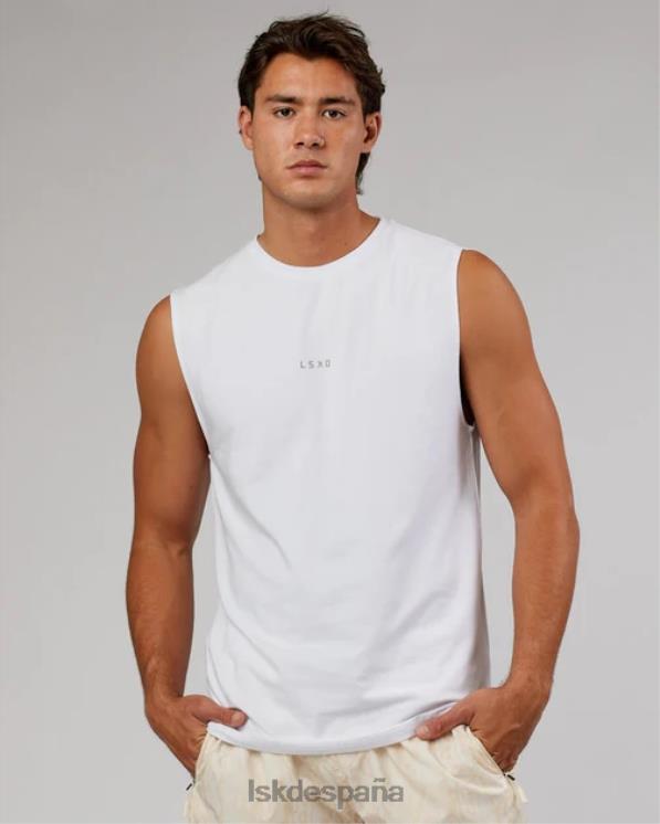 LSKD hombres Camiseta sin mangas base flxcotton - blanco 8T6NZ996 vestir