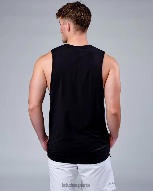 LSKD hombres Camiseta sin mangas de entrenamiento rep flxcotton - black-black camo 8T6NZ1017 vestir