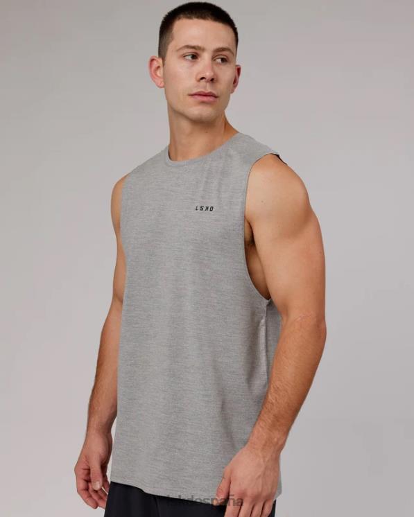 LSKD hombres realizar tanque muscular vapourflx - marga gris claro 8T6NZ1000 vestir