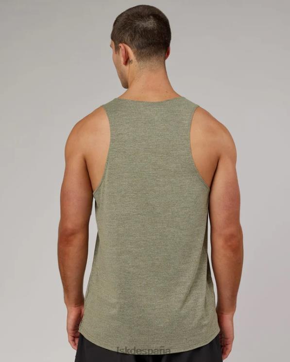 LSKD hombres realizar tanque vapourflx - marga oliva 8T6NZ1014 vestir