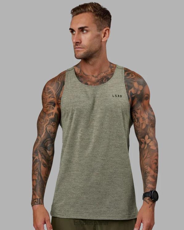 LSKD hombres realizar tanque vapourflx - marga oliva 8T6NZ1014 vestir