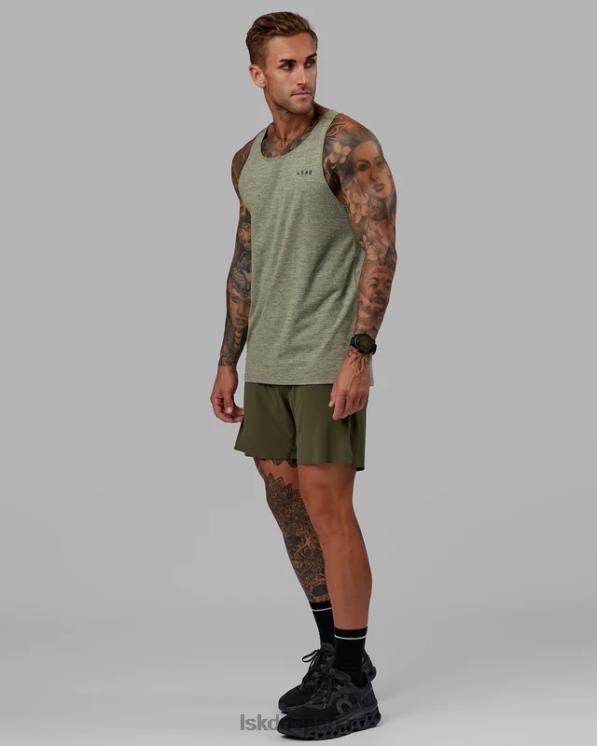 LSKD hombres realizar tanque vapourflx - marga oliva 8T6NZ1014 vestir
