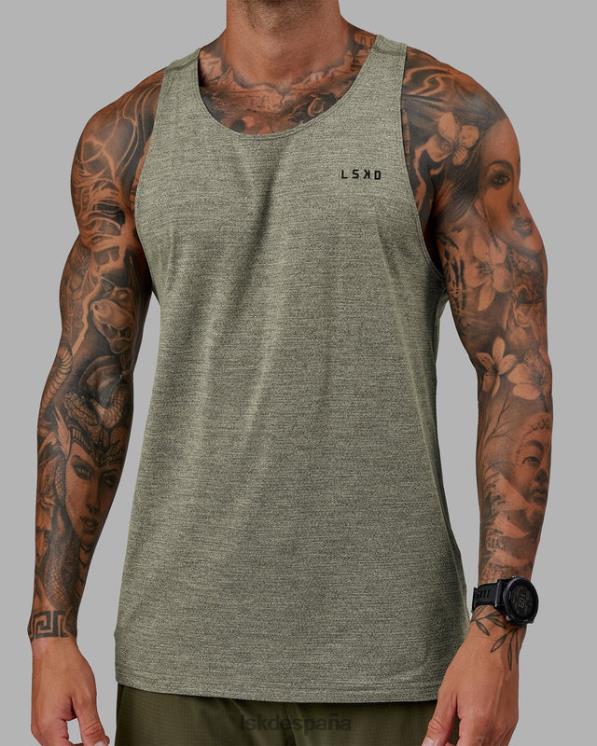 LSKD hombres realizar tanque vapourflx - marga oliva 8T6NZ1014 vestir
