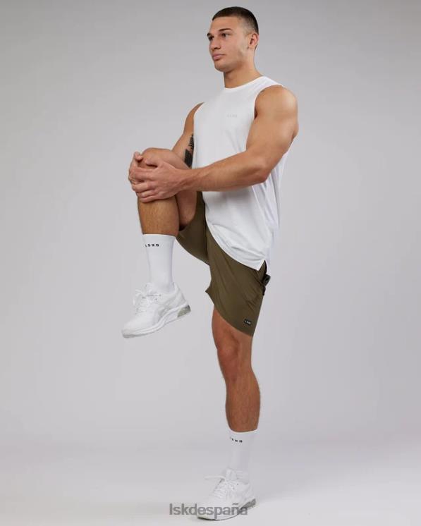 LSKD hombres tanque pimaflx de lujo - blanco 8T6NZ1003 vestir