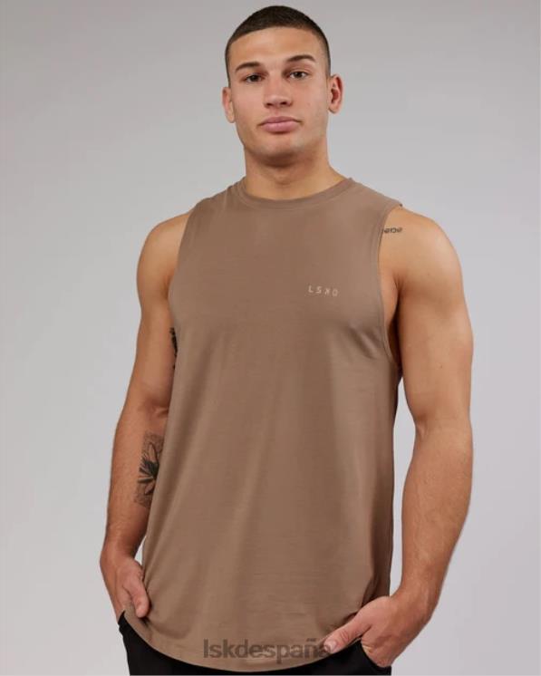 LSKD hombres tanque pimaflx de lujo - fósil 8T6NZ1013 vestir
