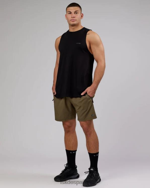 LSKD hombres tanque pimaflx de lujo - negro 8T6NZ1010 vestir