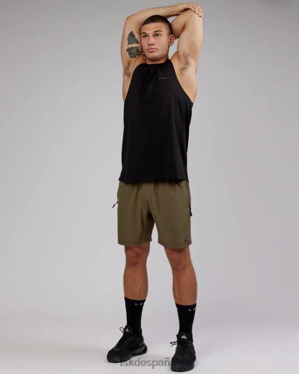 LSKD hombres tanque pimaflx de lujo - negro 8T6NZ1010 vestir