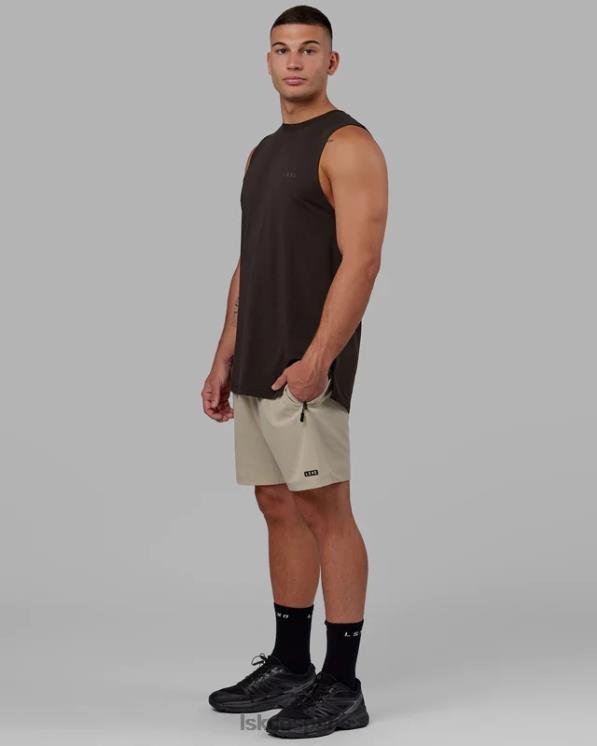 LSKD hombres tanque pimaflx de lujo - nogal oscuro 8T6NZ999 vestir