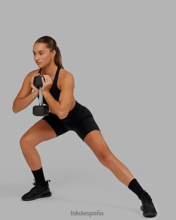 LSKD mujer Fusion shorts midi - negro 8T6NZ541 vestir